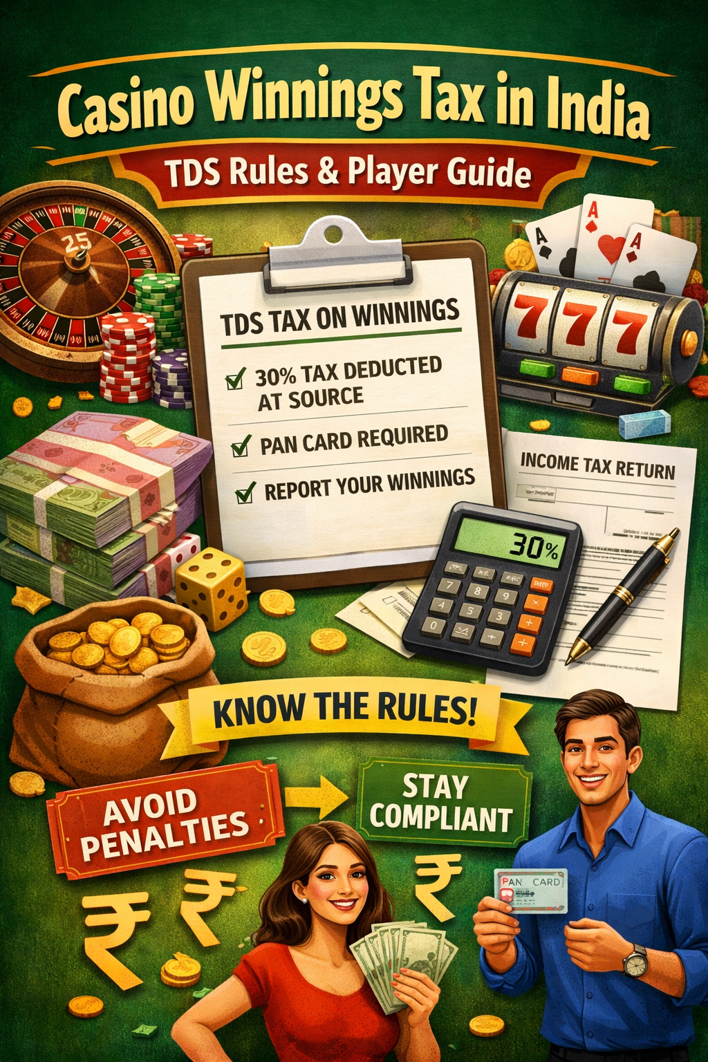 Casino Winnings Tax in India: TDS Rules & Player Guide