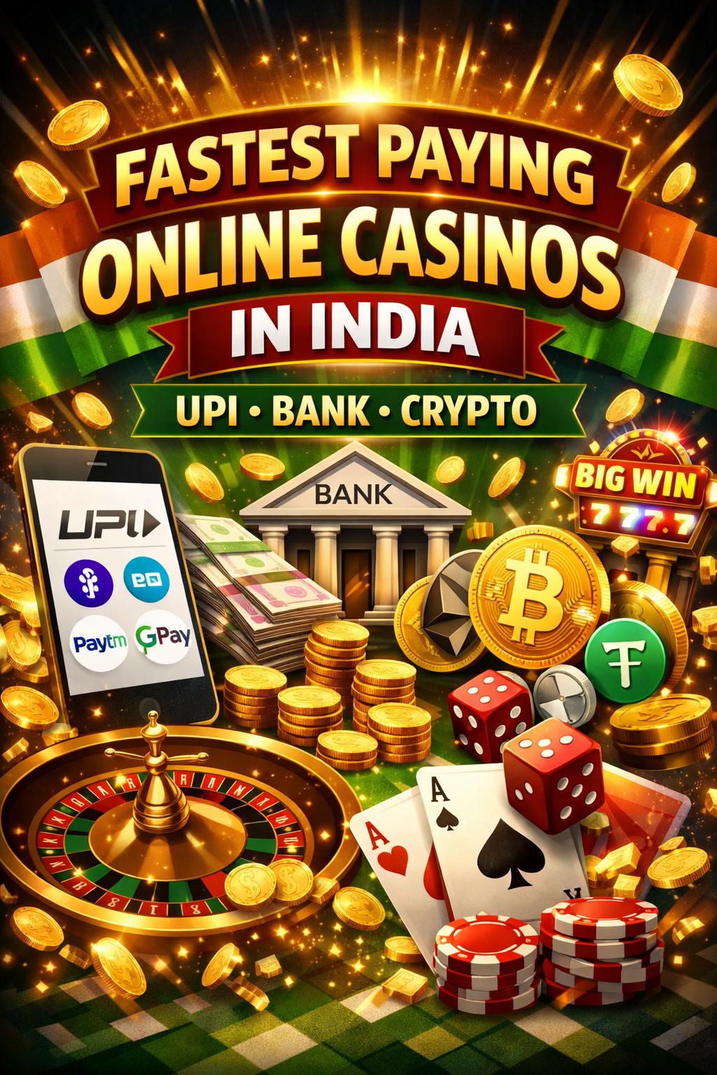 Fastest Paying Online Casinos in India (UPI, Bank & Crypto)